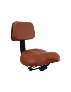 Beach Cruisers Saddle W/Back Rest 350 Brown.